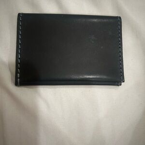 Kiko Black Leather Bifold Card Case
